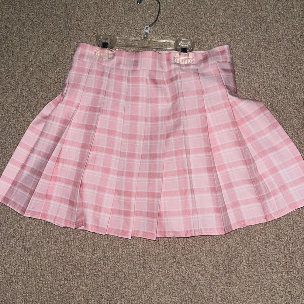 Pink tennis skirt